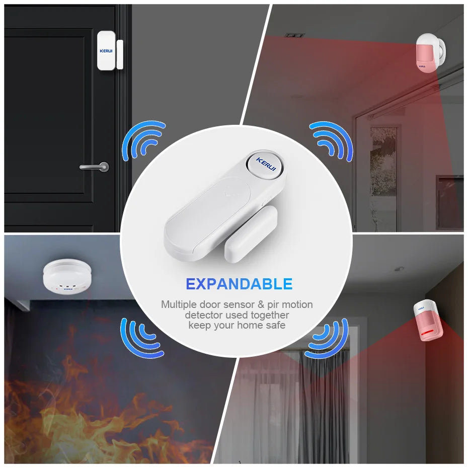 120dB Anti-Theft Wireless Door/Windows Sensor Alarm - Wanderers Vault