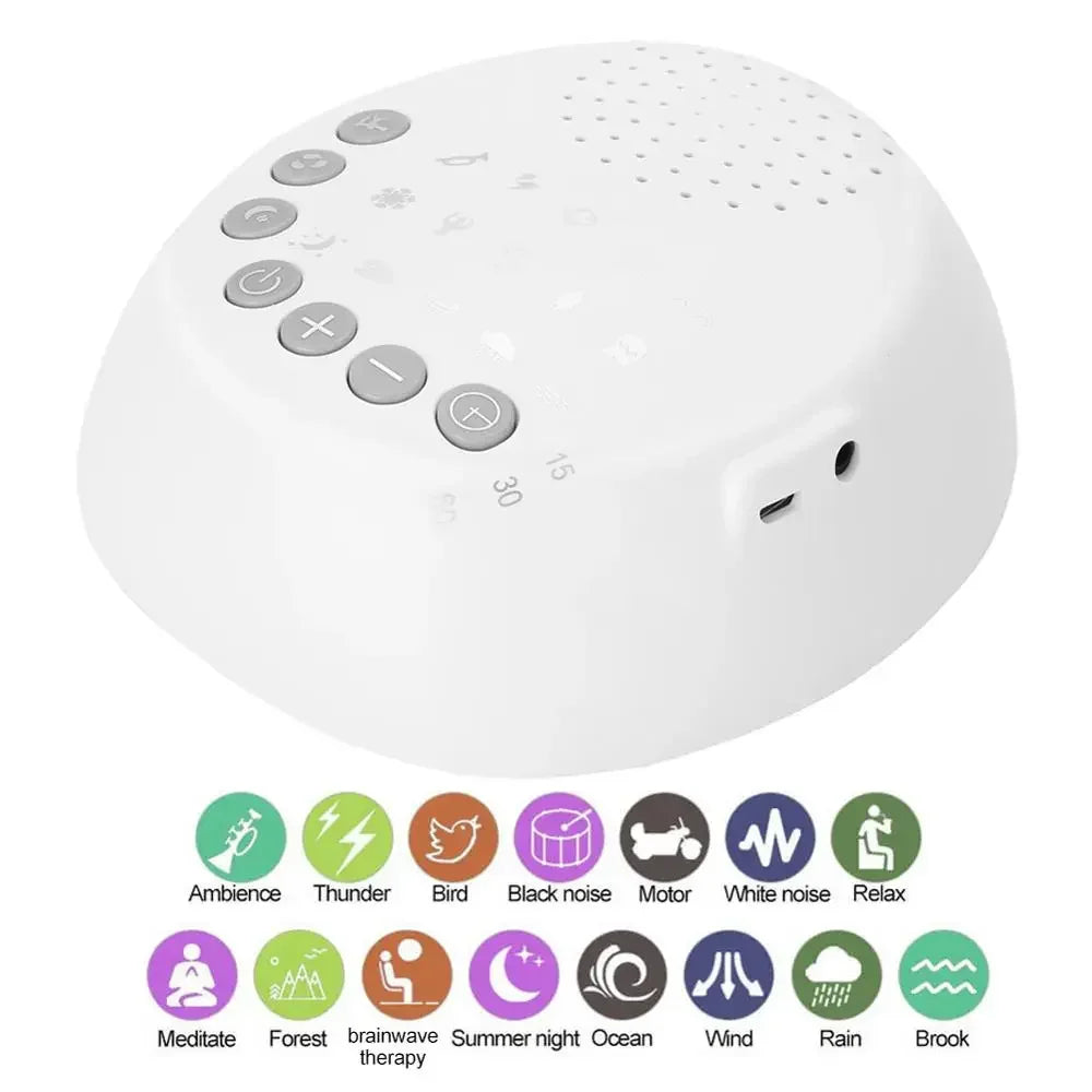 White Noise Sleep Aid Device for Babies & Adults - Wanderers Vault