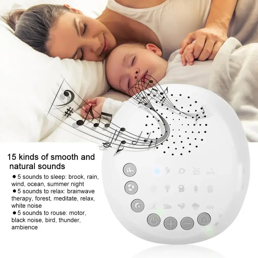 White Noise Sleep Aid Device for Babies & Adults - Wanderers Vault