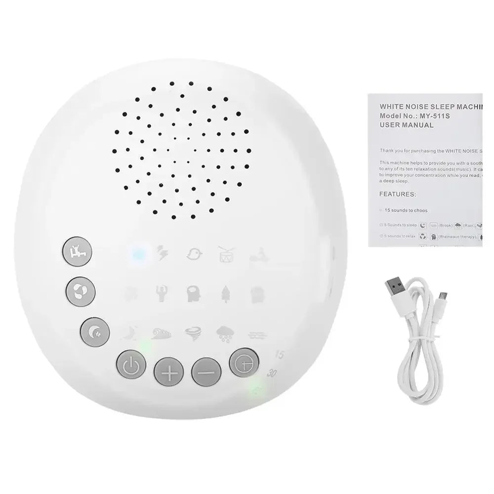 White Noise Sleep Aid Device for Babies & Adults - Wanderers Vault