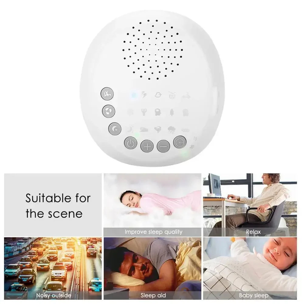 White Noise Sleep Aid Device for Babies & Adults - Wanderers Vault